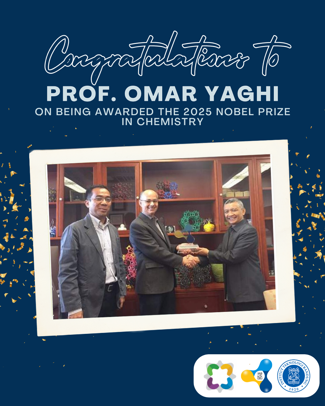 Congratulations Prof. Omar Yaghi